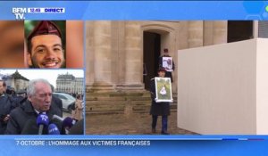 François Bayrou a trouvé l'hommage aux victimes françaises du 7-Octobre "très émouvant et très significatif"