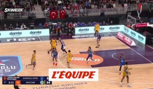 Le résumé de Maccabi Tel-Aviv - Efes Istanbul - Basket - Euroligue (H)