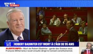 "Le plus beau discours de la Ve République": Alain Duhamel évoque les mots de Robert Badinter sur l'abolition de la peine de mort