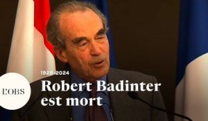 Robert Badinter, figure des années Mitterrand, est mort à 95 ans