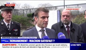 Désaccords avec François Bayrou: "Ce qui m'importe ce sont les états de service, pas les états d'âme", réagit Emmanuel Macron