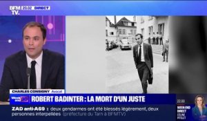 LE MATCH DU SOIR - Charles Consigny sur la mort de Robert Badinter: "J'ai un peu de mal avec la canonisation des gens de leur vivant"