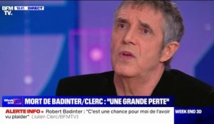 Abolition de la peine de mort: "Ce n'est jamais acquis, car il a encore des hommes politiques qui demandent la révision", affirme Julien Clerc
