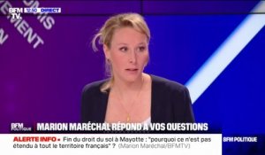 Affaire Benoît Jacquot: Marion Maréchal estime que "c'est une bonne chose quand les femmes osent aller porter plainte" mais insiste sur "la présomption d'innocence"