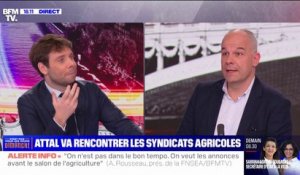 Agriculteurs: "Personne n'a intérêt à nous balader", prévient Arnaud Rousseau (FNSEA)