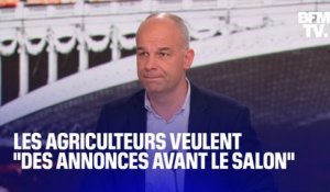 Arnaud Rousseau (FNSEA): les agriculteurs veulent "des annonces avant le salon"