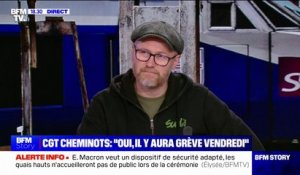 Selon Fabien Villedieu (SUD-Rail), "il y aura grève vendredi, samedi et dimanche", sauf si "le PDG de la SNCF" répond aux réclamations sur les "rémunérations" et la "reconnaissance de la pénibilité"