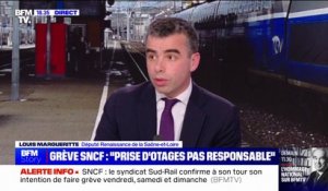 Grève à la SNCF: "Il y a une prise d'otages qui n'est pas responsable", pour Louis Margueritte (Renaissance)