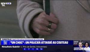"Ça a été un choc": Christelle, agent d'accueil au commissariat de La Rochelle, raconte l'agression au couteau subie par son collègue