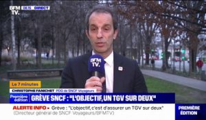 Grève SNCF: "L'objectif que nous nous fixons est d'assurer 1 TGV sur 2" ce week-end, assure le PDG de SNCF Voyageurs