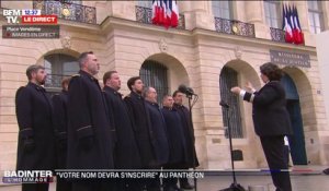Hommage à Robert Badinter: la Marseillaise entonnée place Vendôme par le Chœur de l’armée française