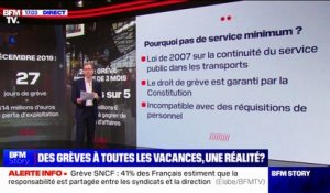 LES ÉCLAIREURS - Grève SNCF: l'habitude des vacances