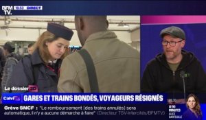 Grève à la SNCF: "Si les contrôleurs nous disent qu'il faut aller plus loin, on ira plus loin", affirme Fabien Villedieu (délégué du syndicat SUD-Rail)