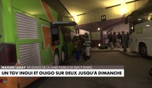 Un TGV Inoui sur deux jusqu'à dimanche