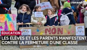 Manifestation contre la fermeture d’une classe au RPI Villacerf – Mergey – Saint-Benoît-sur-Seine 