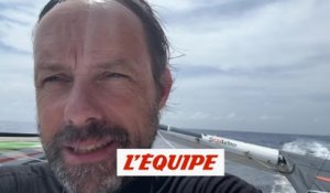 Le message sympa de Thomas Coville pour L'Équipe de choc - Voile - Arkéa Ultim Challenge