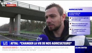 Colère des agriculteurs: "On nous balade depuis des mois" assure Yohann, céréalier du Tarn-et-Garonne