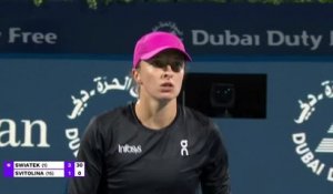 Dubaï - Swiatek sans trembler contre Svitolina