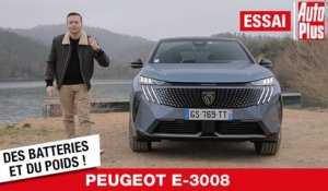 Peugeot E-3008 : des batteries et du poids ! - ESSAI