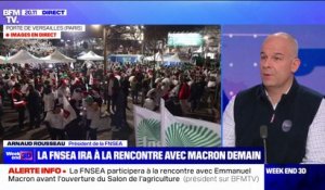 Arnaud Rousseau (président de la FNSEA): "Pour un certain nombre de nos adhérents, le président de la République est quelqu'un qui n'a pas respecté ses engagements"