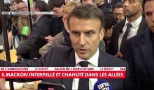 «Le Rassemblement National c'est le parti du Frexit», tacle Emmanuel Macron