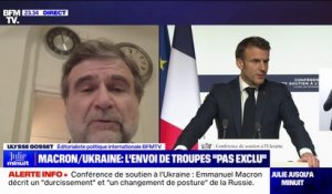 Envoi de troupes en Ukraine "pas exclu" par Emmanuel Macron: "Je le vois plutôt comme une assistance militaire que comme un engagement au combat en première ligne", analyse Ulysse Gosset
