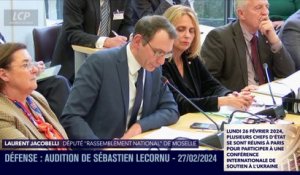 Audition à l'Assemblée nationale - Défense : audition de Sébastien Lecornu - 27/02/2024