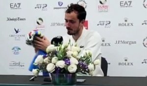 ATP - Dubaï 2024 - Daniil Medvedev : "J'étais trop nerveux et trop tendu"