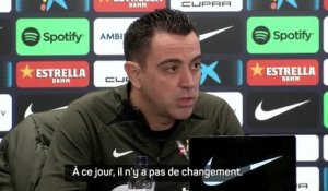 Barça - Xavi sur sa décision de partir en fin de saison : "À ce jour, il n'y a pas de changement"