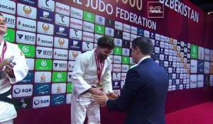 Grand Chelem de Judo : Manuel Lombardo et Clarisse Agbégnénou brillent à Tachkent