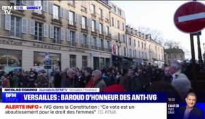 IVG dans la Constitution: un rassemblement anti-avortement en cours à Versailles