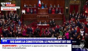 Le Parlement approuve l'inscription de l'IVG dans la Constitution