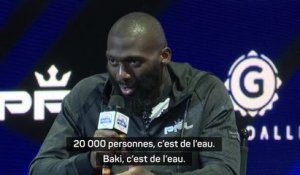 PFL Paris - Doumbè : "Baki, c'est de l'eau, je vais le coucher !"