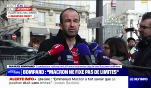 Manuel Bompard après sa rencontre avec Emmanuel Macron: "Il a dit qu'il ne s'agissait pas pour lui de passer à des sanctions à l'égard du  gouvernement israélien"