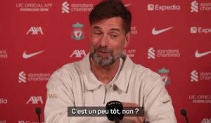 Liverpool - Klopp : "Personne ne débouchera le champagne après le match"
