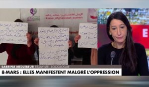 Sabrina Medjebeur, au sujet des manifestations de femmes oppressées en Afghanistan, au Pakistan et en Iran pour la Journée internationale des droits des femmes : «C'est une vraie claque aux féministes du monde, puisque ces femmes risquent leur vie»