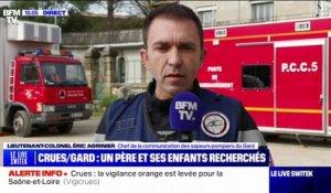 Disparitions liées aux crues dans le Gard: "Le dispositif est encore très important ce matin", selon les pompiers du département