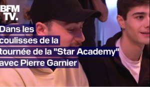 Dans les coulisses de la tournée de la  "Star Academy" avec Pierre Garnier