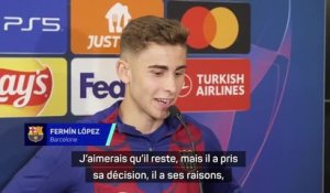 Barcelone - Fermín López, entre joie d’avoir marqué et envie que Xavi reste