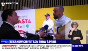 Sandwich & Snack Show à Paris: des candidats s'affrontent pour un concours de pâtes