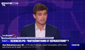 Mobilisation propalestinienne à Sciences-Po: "Ce qu'il s'est passé hier est très grave et est révélateur d'un antisémitisme décomplexé", pour Guilhem Carayon (vice-président LR)