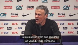 PSG - Luis Enrique est sûr qu’aucun club ne veut tirer le PSG en Ligue des champions