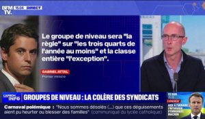 Éducation nationale: "Le Premier ministre doit rester à sa place de Premier ministre" déclare Gilles Langlois, secrétaire national du syndicat enseignant SE-Unsa