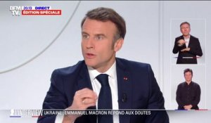 Emmanuel Macron: "Nous avons mis trop de limites dans notre vocabulaire"