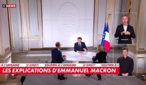 Emmanuel Macron  : «Nous avons un objectif   la Russie ne peut pas et ne doit pas gagner cette guerre».