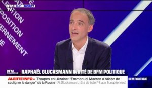 "Je défendrai l'adhésion de l'Ukraine à l'Union européenne" affirme Raphaël Glucksmann, candidat PS-Place Publique aux élections européennes