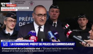 Attaque du commissariat de La Courneuve: neuf personnes interpellées sur la cinquantaine d'assaillants, assure Laurent Nuñez