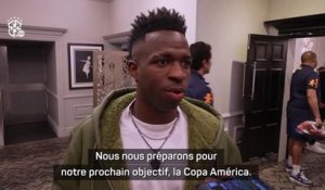 Brésil - Vinicius "Jouer l’Angleterre et l’Espagne nous aident à préparer la Copa America”