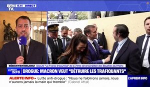 Visite surprise d'Emmanuel Macron à Marseille: "On le voit faire du spectaculaire" réagit Sébastien Delogu, député LFI de Marseille