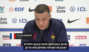 Bleus - Mbappé : “Que ce soit en club ou en sélection, je veux toujours jouer”